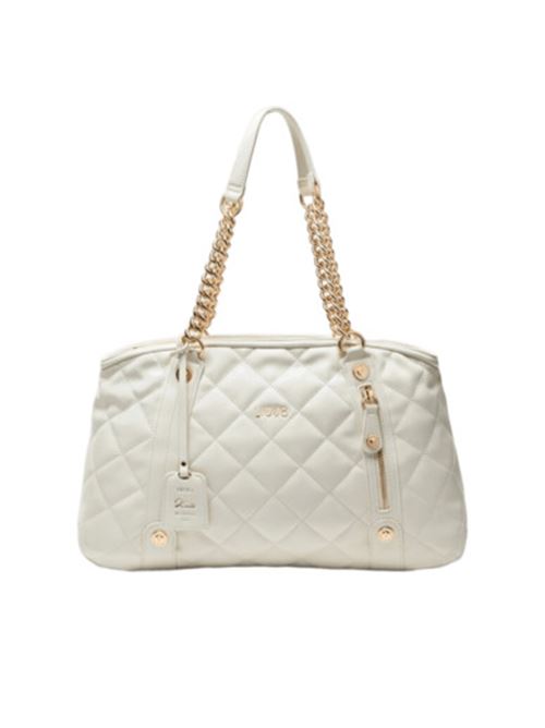 borsa donna a mano/spalla matelassé ecopelle panna LIU JO | AA5132-E0015X0459